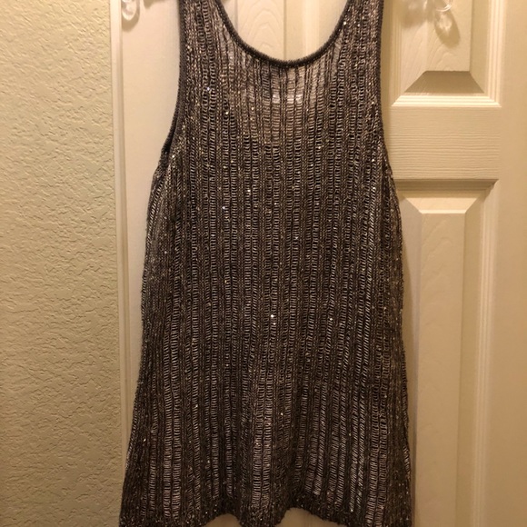 Sequin sweater sleeveless - Picture 1 of 5